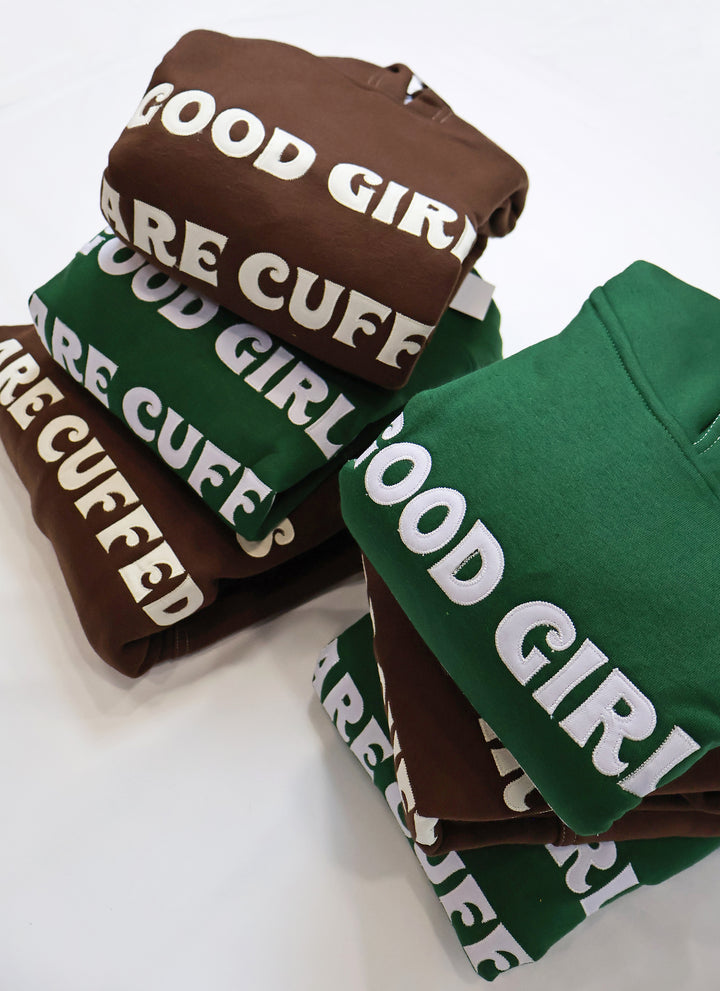 Good Girls Are Cuffed Hoodies