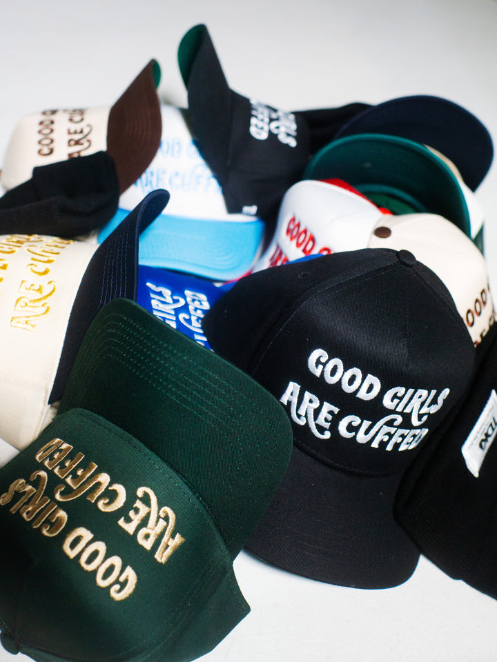 Good Girls Are Cuffed Curved Brim Snapbacks