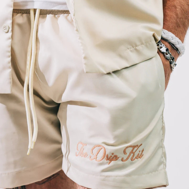 The Dripkit Summer Capsule Shorts - Cream