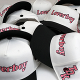 LOVERBOY CAP - White / Black + Pink