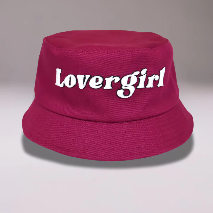 LOVERGIRL BUCKET HAT - MAROON