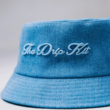 The Dripkit Bucket Hat - Blue Denim