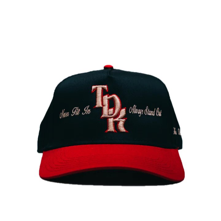 TDK Signature Cap : Black / Red