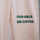 Good Girls Are Cuffed Track Pants