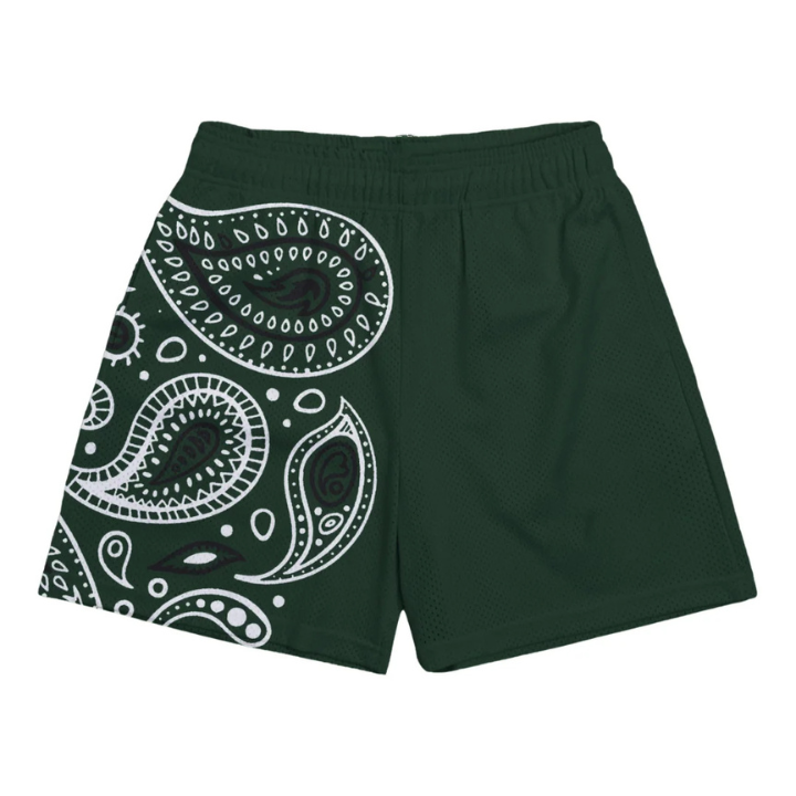 DRIPKIT PAISLEY SHORTS - GREEN