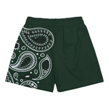 DRIPKIT PAISLEY SHORTS - GREEN
