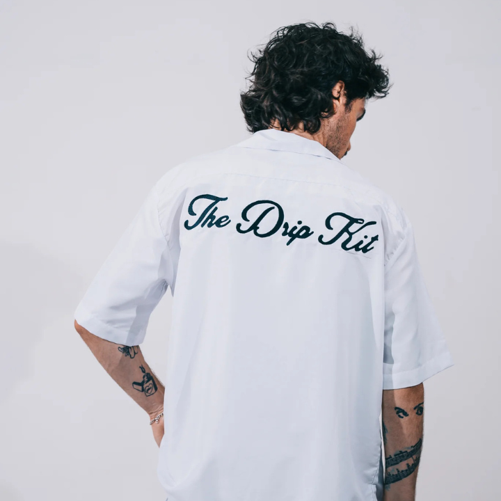 The Dripkit Bowling Tee - White
