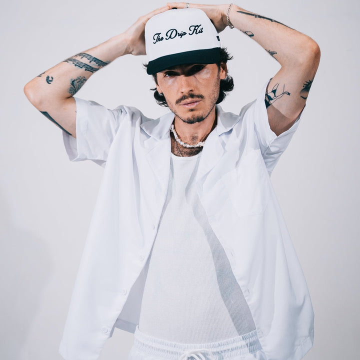 The Dripkit Bowling Tee - White