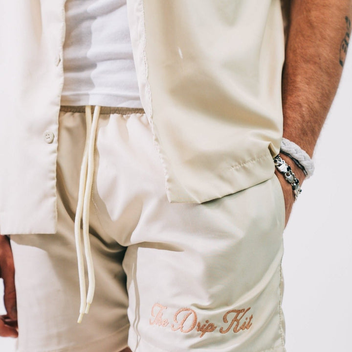 The Dripkit Summer Capsule Shorts - Cream