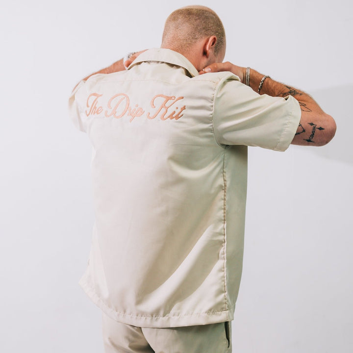 The Dripkit Bowling Tee - Cream