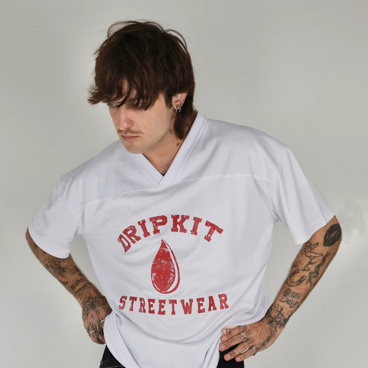 The Dripkit Vintage Football Jersey - AWAY