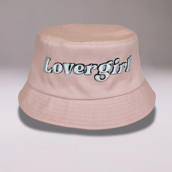 LOVERGIRL BUCKET HAT - PINK