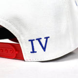 NYG INSPIRED DRIPKIT CAP - WHITE / RED